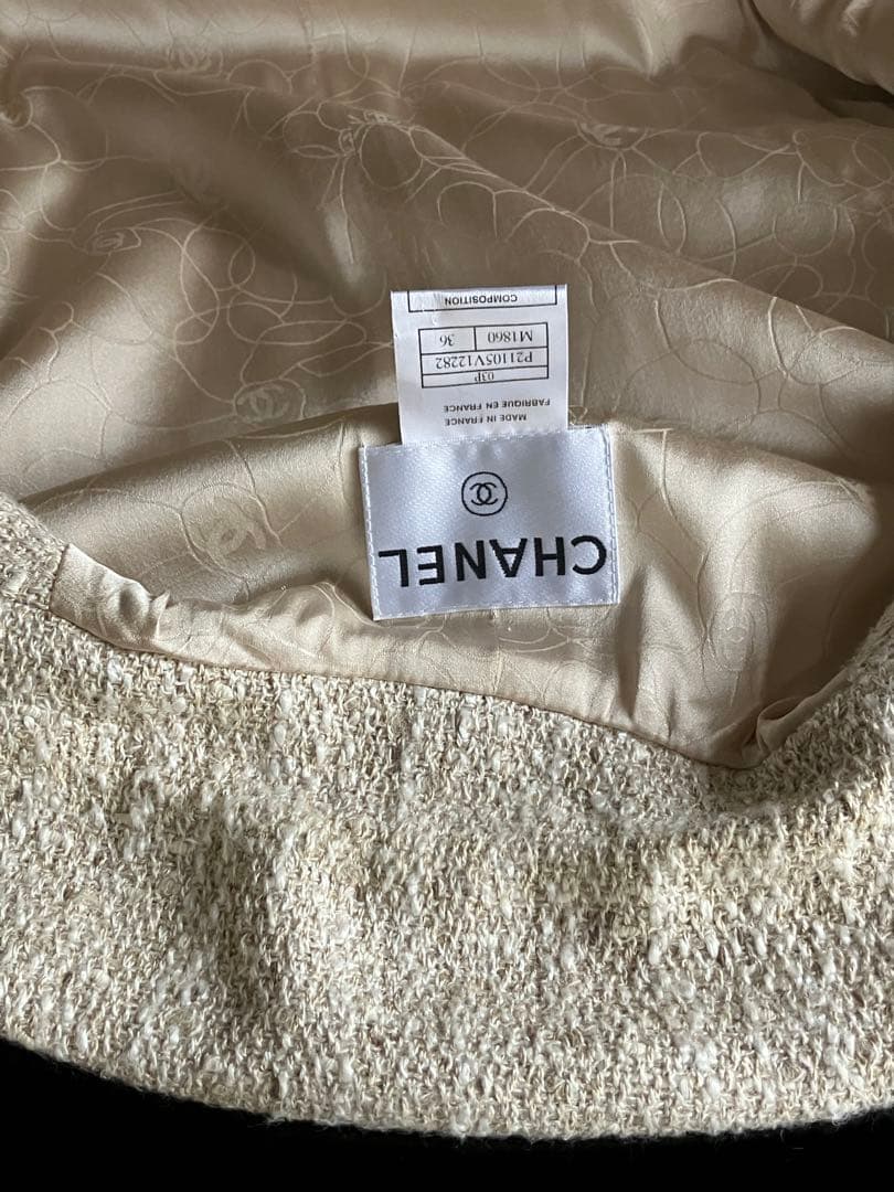 CHANEL ツイード　ジャケット 36 シャネル　ジャケット