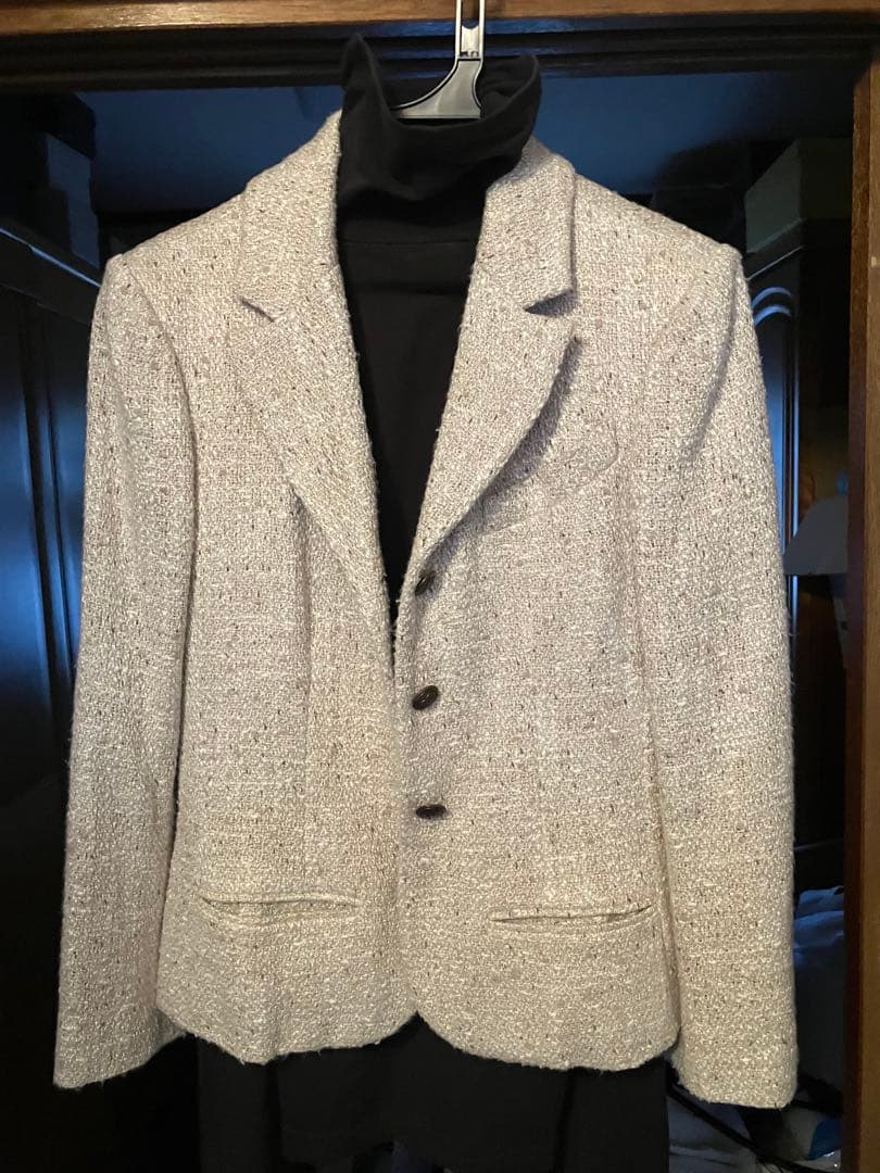 CHANEL ツイード　ジャケット 36 シャネル　ジャケット