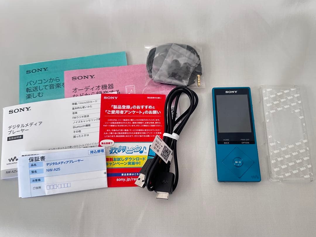 SCANDAL コラボウォークマンSONY NW-A25 動作確認済