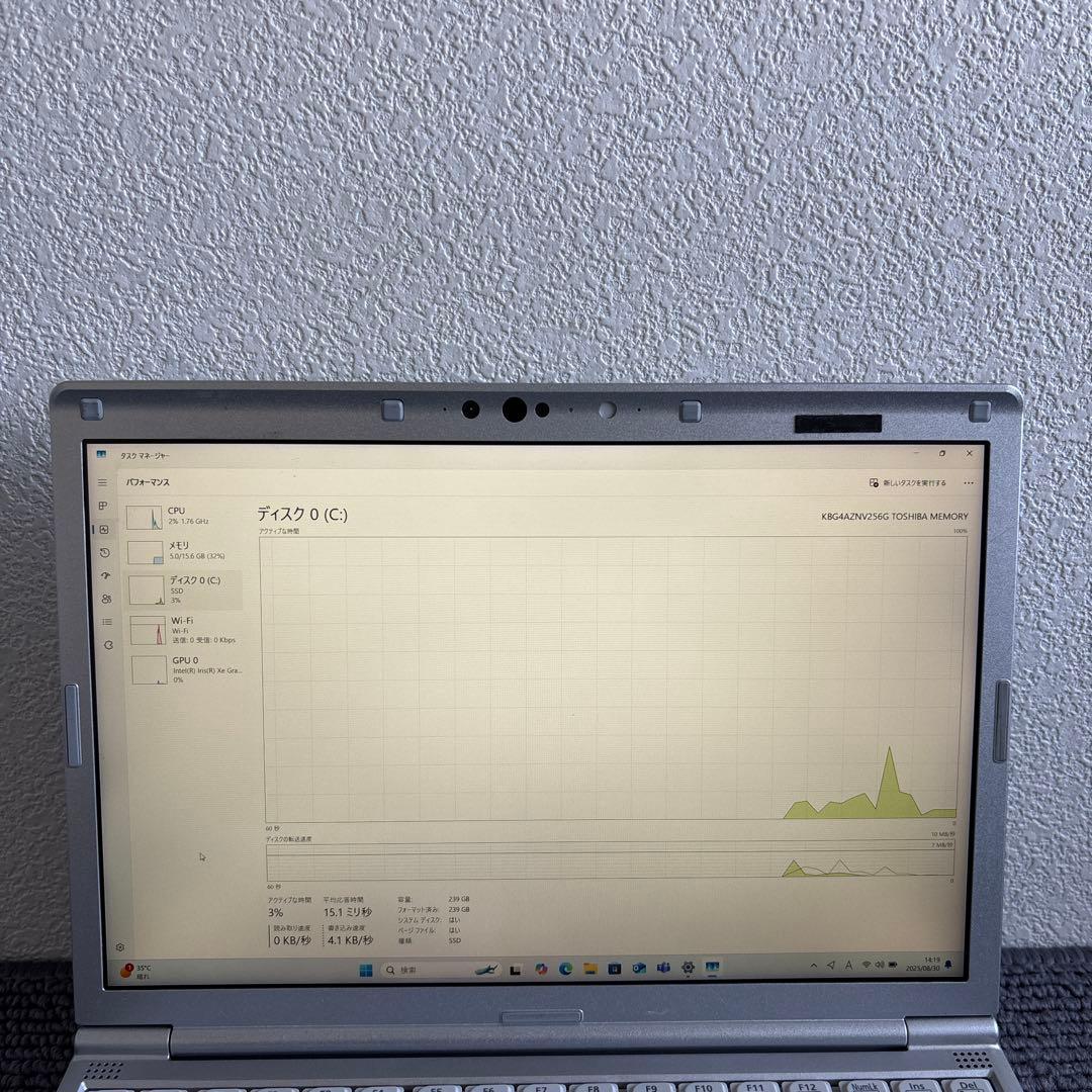 Panasonic CF-SV1 i7-1165G7 メモリ16GB 顔認証