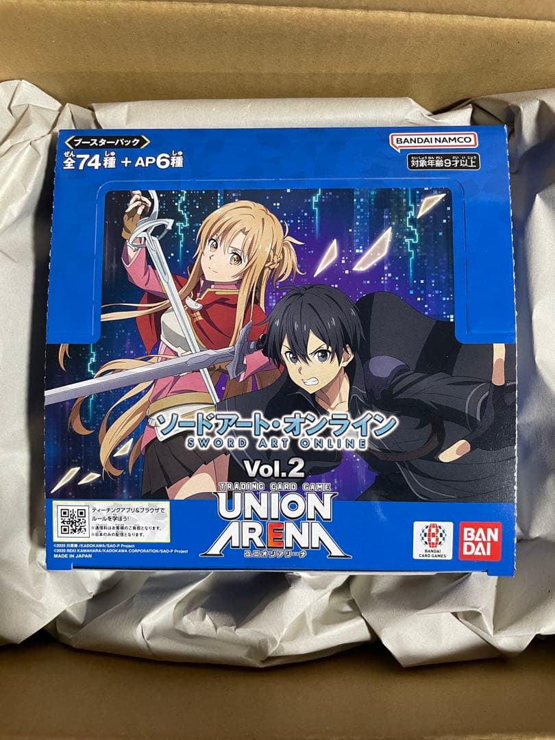 ユニオンアリーナ ソードアートオンライン Vol.2 BOX 未開封 SAO2