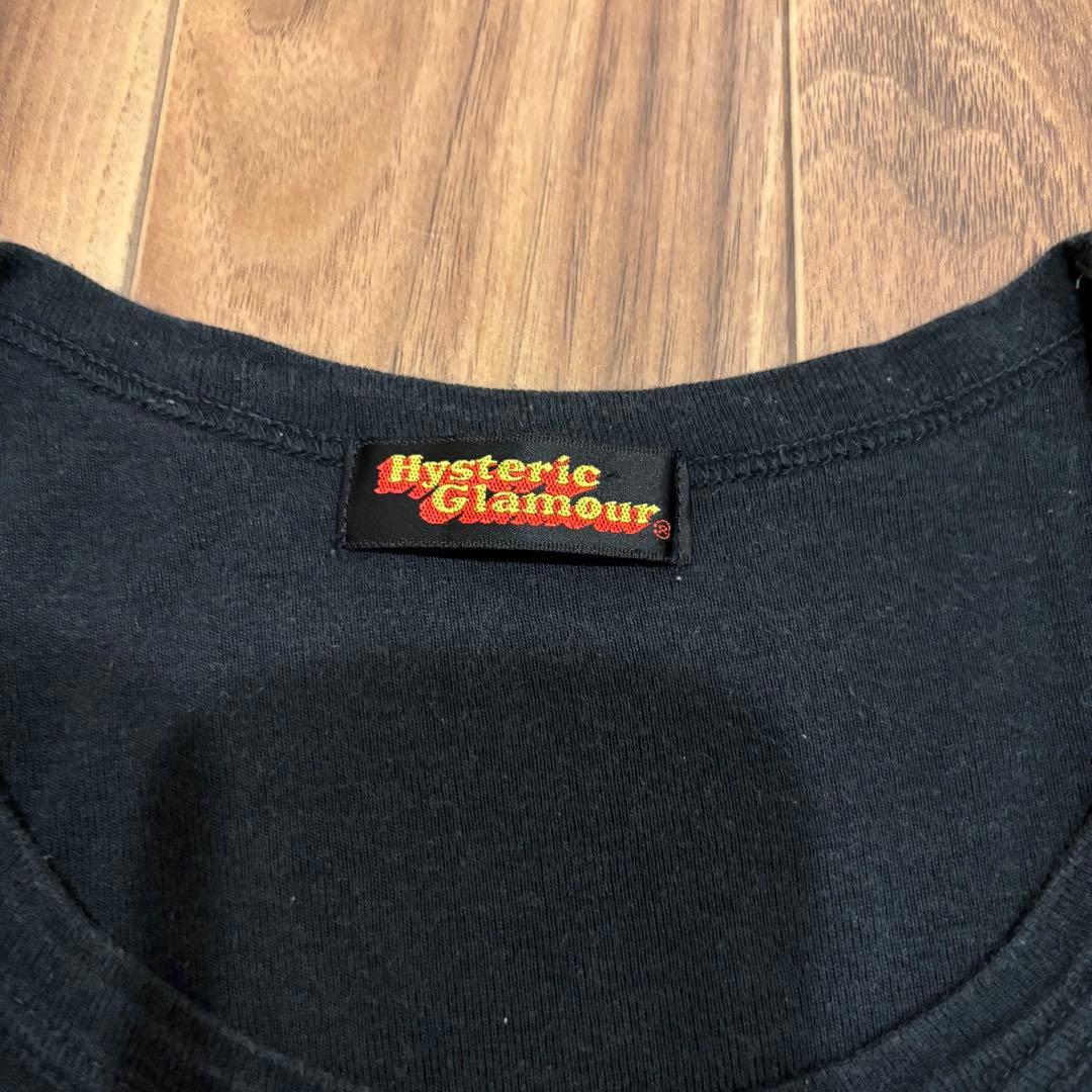 Hysteric Glamour ヒステリックグラマー Tシャツ 黒 日本製