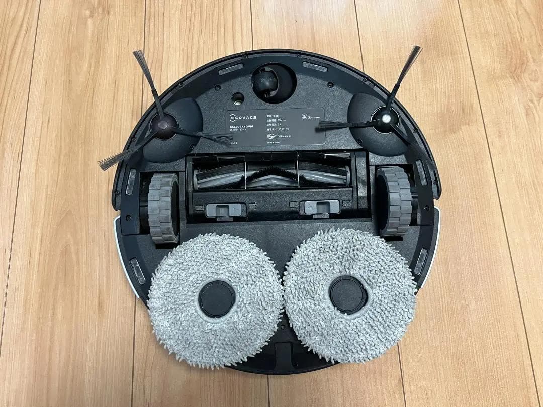 ECOVACS DEEBOT X1 OMNI ロボット掃除機【紙パック8枚付き】