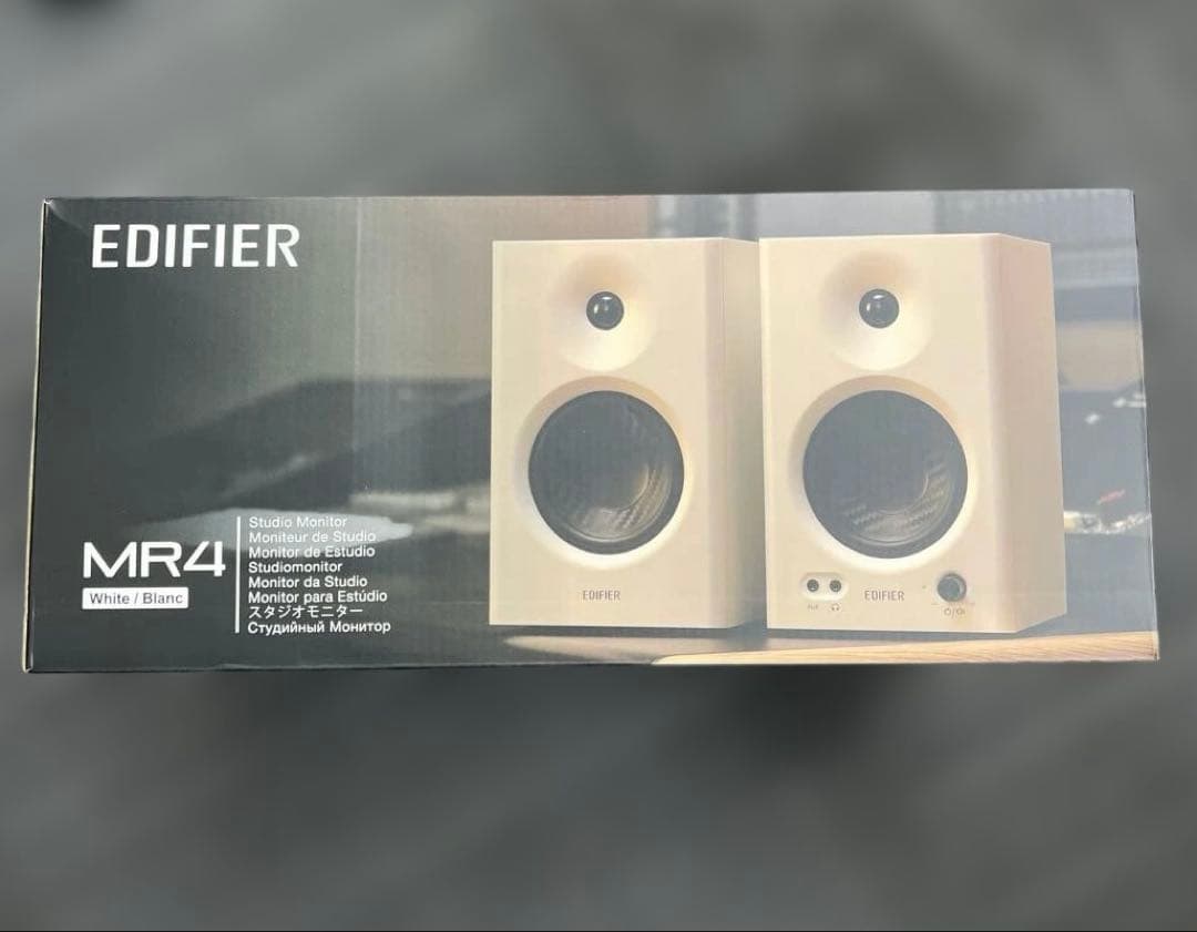 601419 Edifier MR4 スピーカー　ホワイト未開封