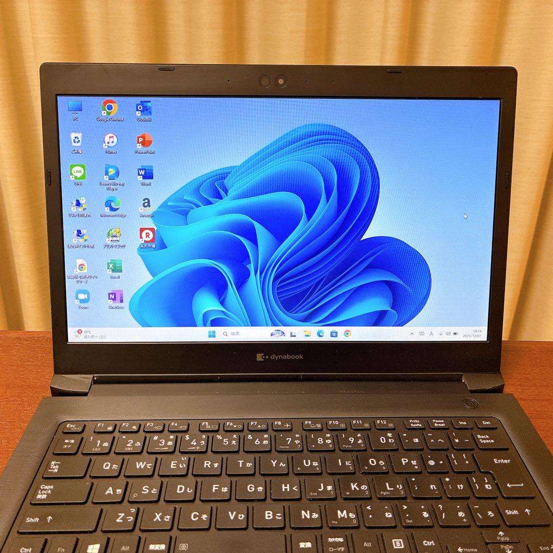 東芝/第11世代 /NVMeSSD256GB /Win11/カメラ