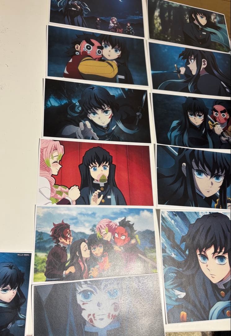 鬼滅の刃⭐️無一郎 ビッククリアカード7枚セット＋おまけ