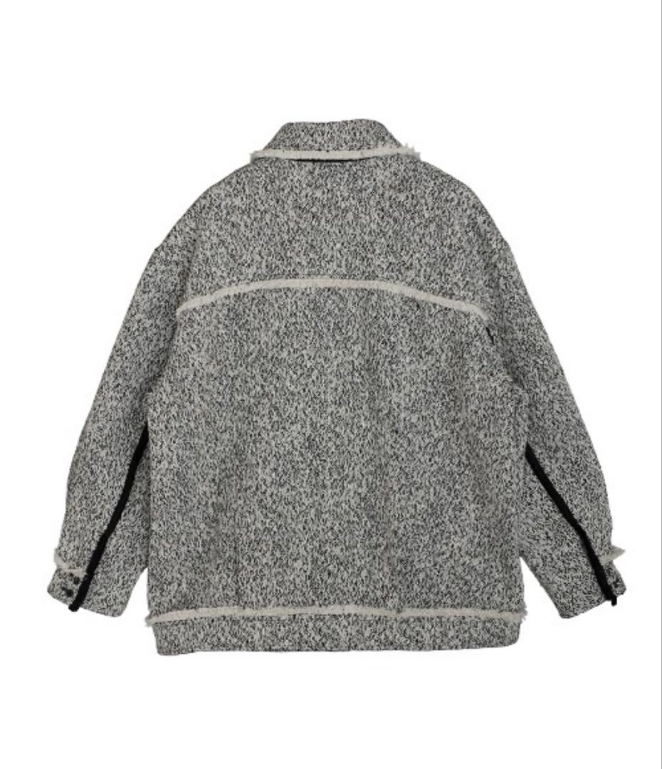 ジャケット・アウター 2025 OTONA MUSE FRINGE TWEED OVER JACKET