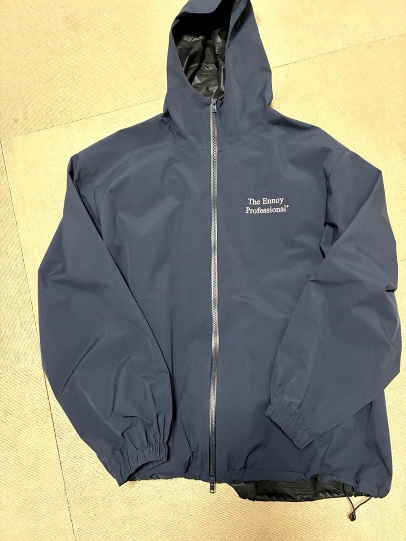 Envoy エンノイ 3LAYER SHELL HOODIE ネイビー XL