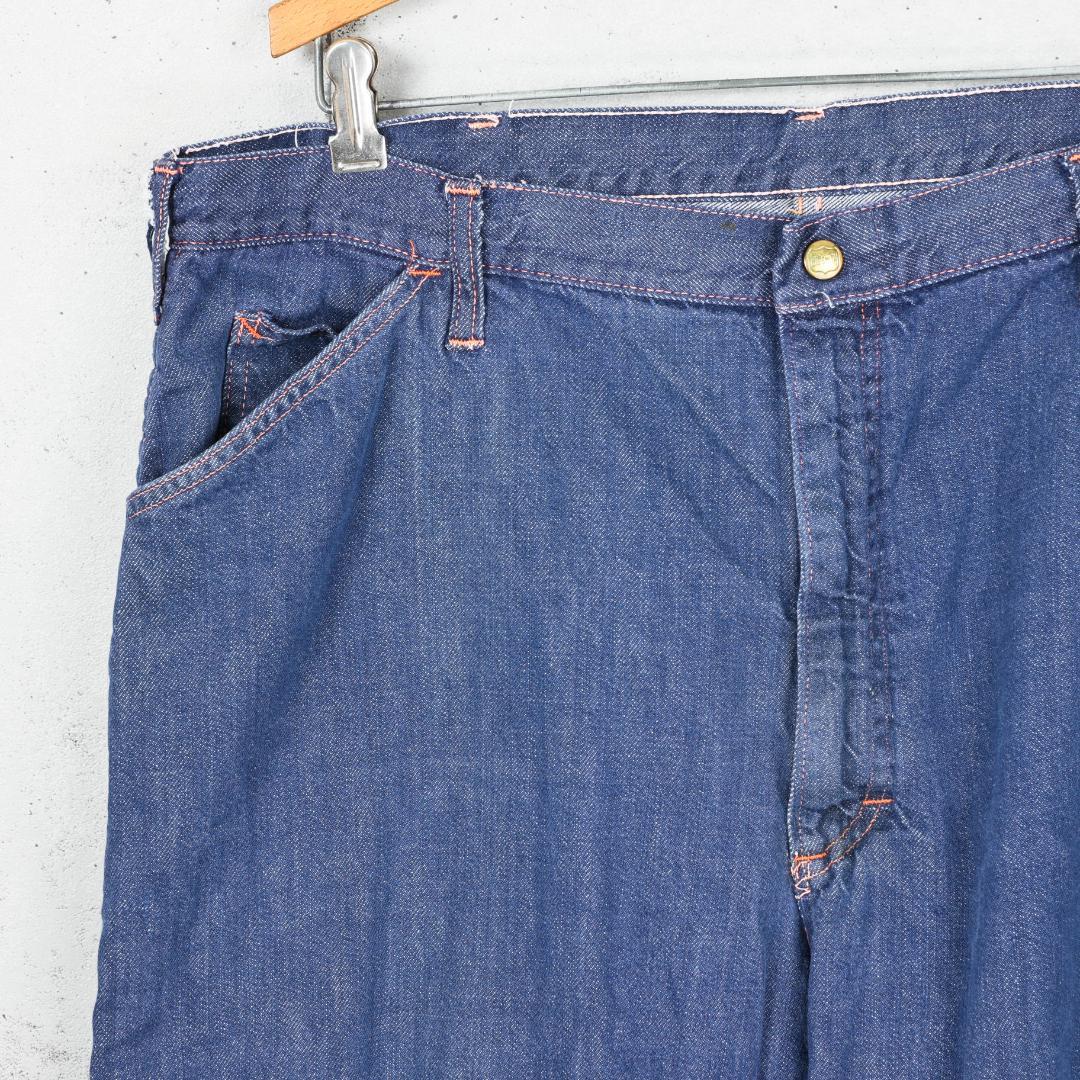 BIG SMITH 60-70's デニムペインターパンツ ブルー W38相当