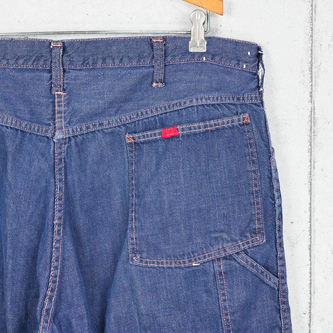 BIG SMITH 60-70's デニムペインターパンツ ブルー W38相当