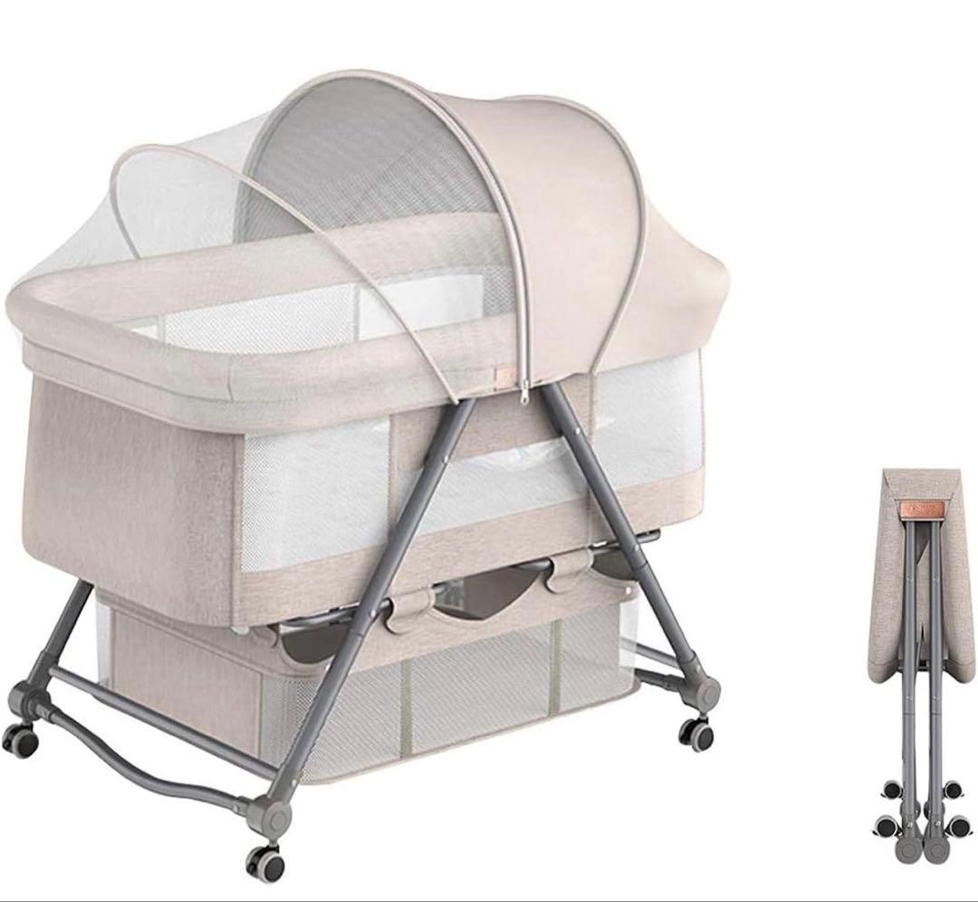 LUDDY ベビーベッド 折りたたみ