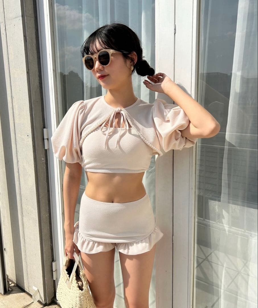 NICE CLAUP パールボレロセットswimwear