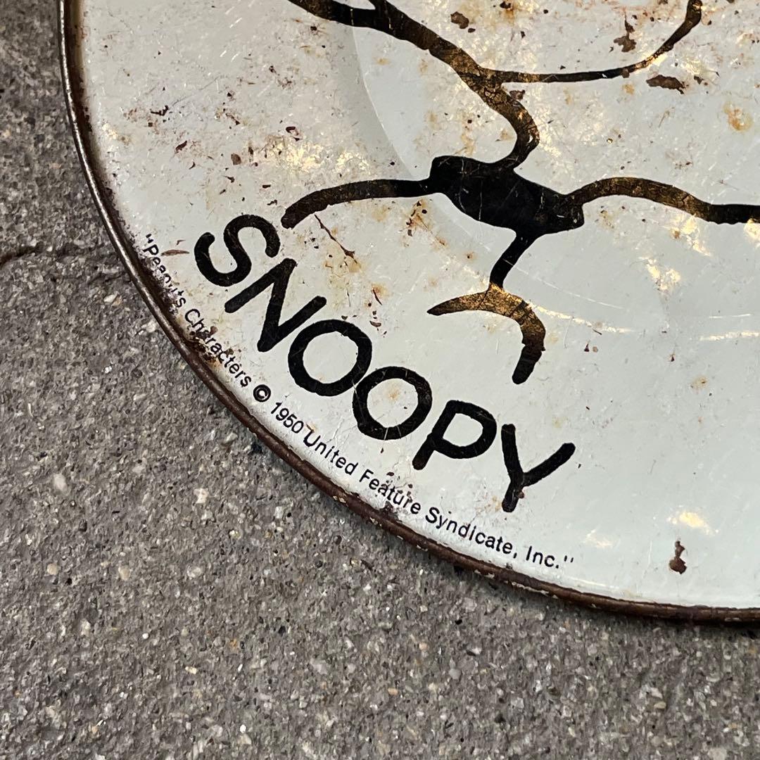 ヴィンテージ 7枚セットpeanutsスヌーピーブリキトレイ50's60's