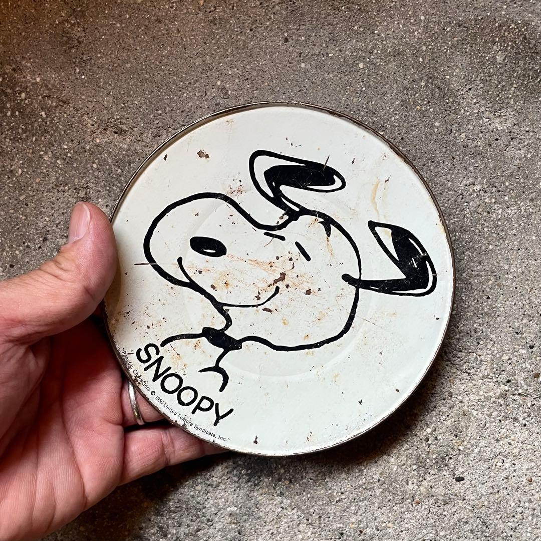 ヴィンテージ 7枚セットpeanutsスヌーピーブリキトレイ50's60's