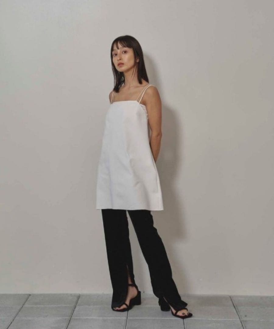 パンツ todayful Velour Slit Leggings 36BLACK