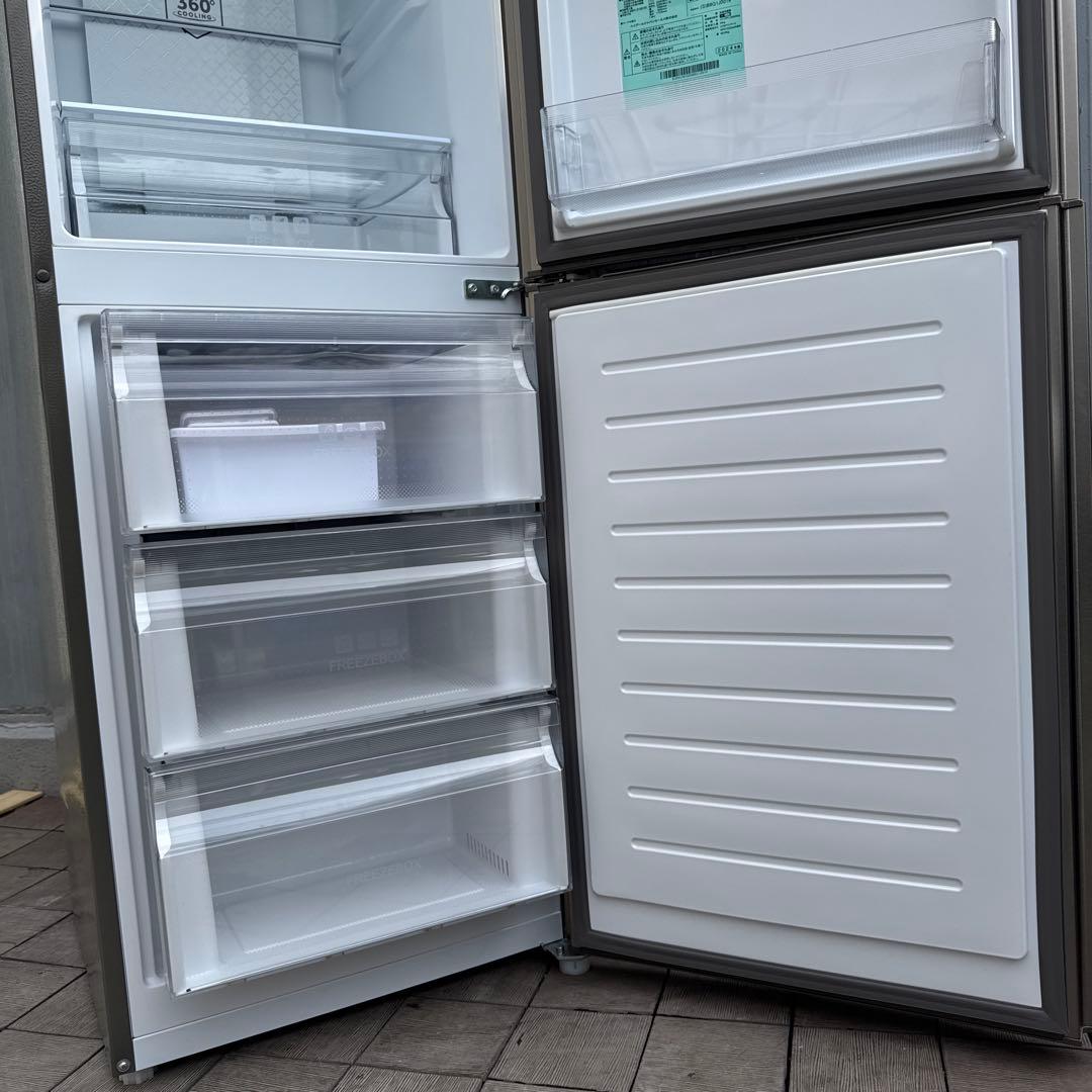 ほぼ未使用 Haier 2024年製 冷蔵庫 スリムタイプ幅59cm /270L