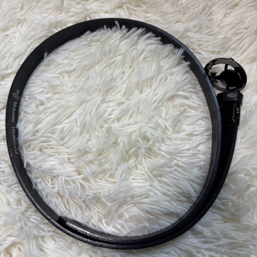 Vivienne Westwood レザー　ベルト　オーブ　カラー(ブラック)