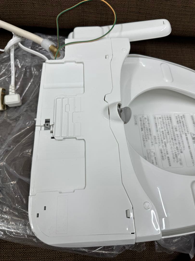 ⑤ Panasonic 温水便　便座　トワレDL-PSTK10-WS 24年製