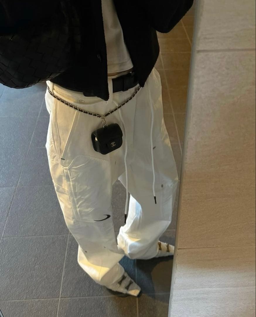 NIKE Off-White パンツ　白