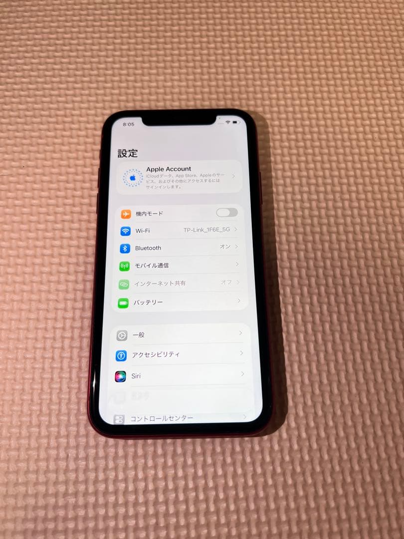 美品 Apple iPhone 11 本体 64G レッド Softbank
