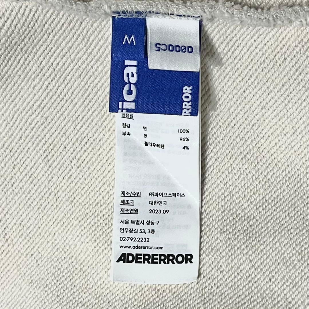 ADERERROR スウェット　グレーM