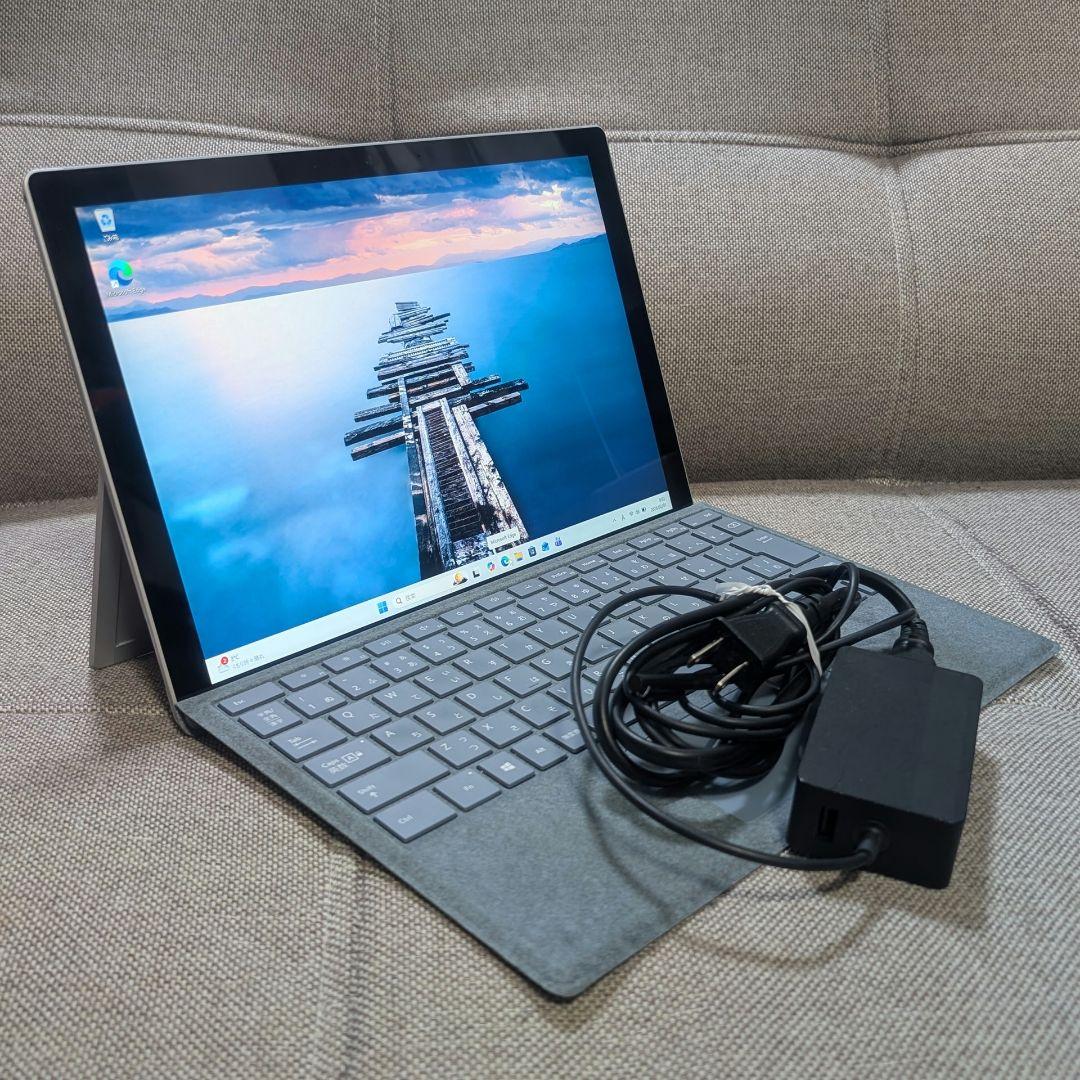 Surface Pro 7 i5 8GB 256GBタイプカバー・電源ケーブル