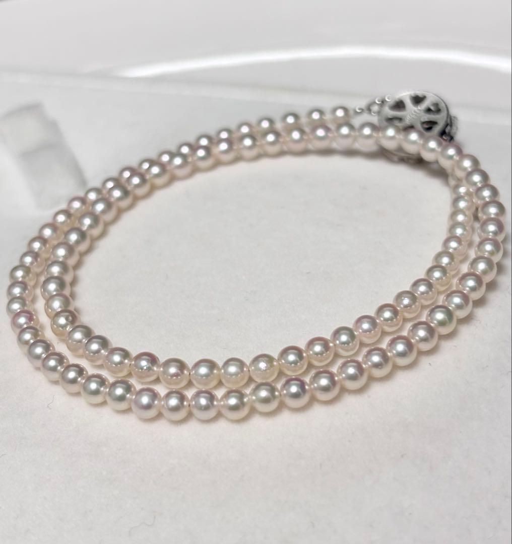 処分価格！①照り最強オーロラ彩凛レベル3.5-4.0mm アコヤ真珠ベビーパール