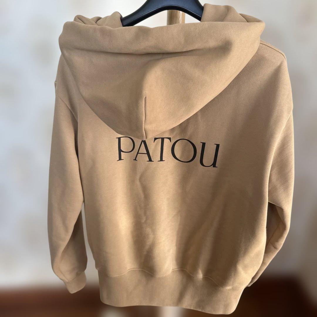 PATOU フード付きベージュパーカー XS