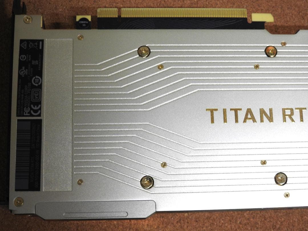 【美品・動作確認済】NVIDIA TITAN RTX