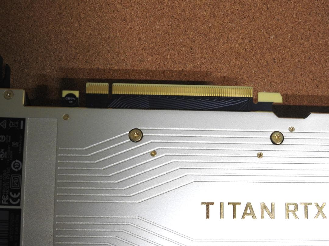 【美品・動作確認済】NVIDIA TITAN RTX