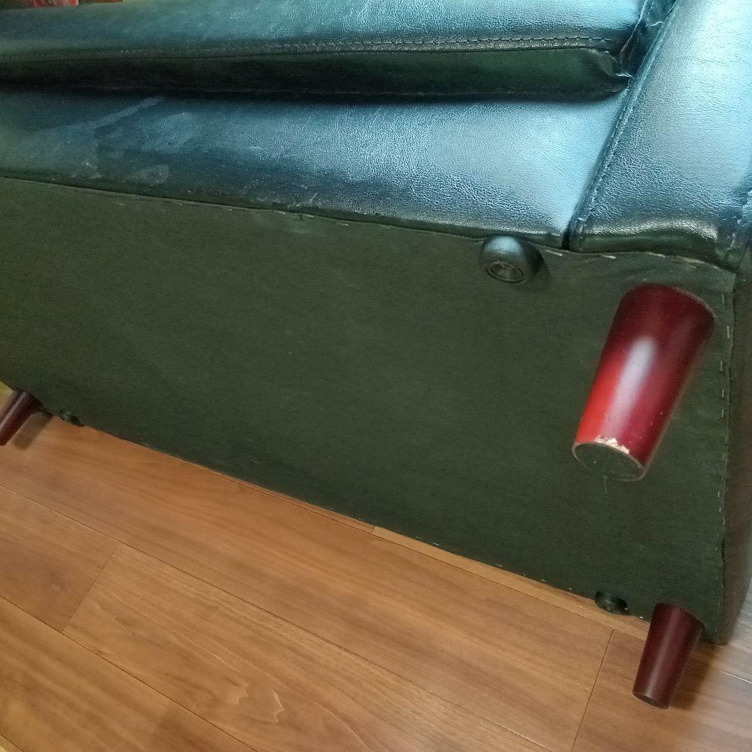 モダン ブラック ソファ 2人掛け 送料無料　匿名発送