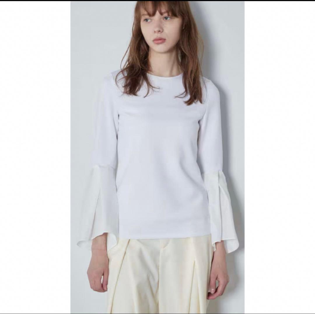 ルフィル le phil タフタコンビカットソー　白　近藤千尋