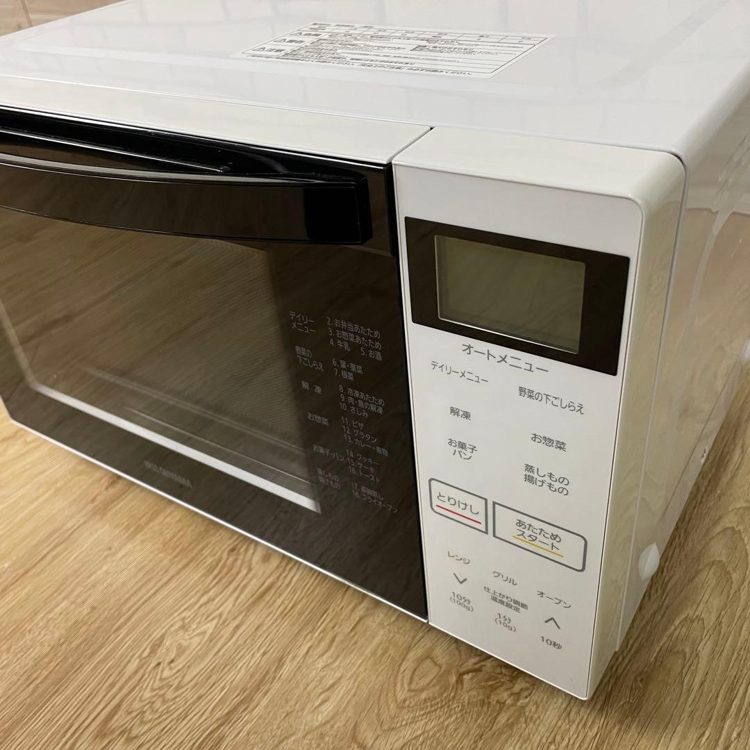 アイリスオーヤマ オーブンレンジ MO-F1807-W 2022年製