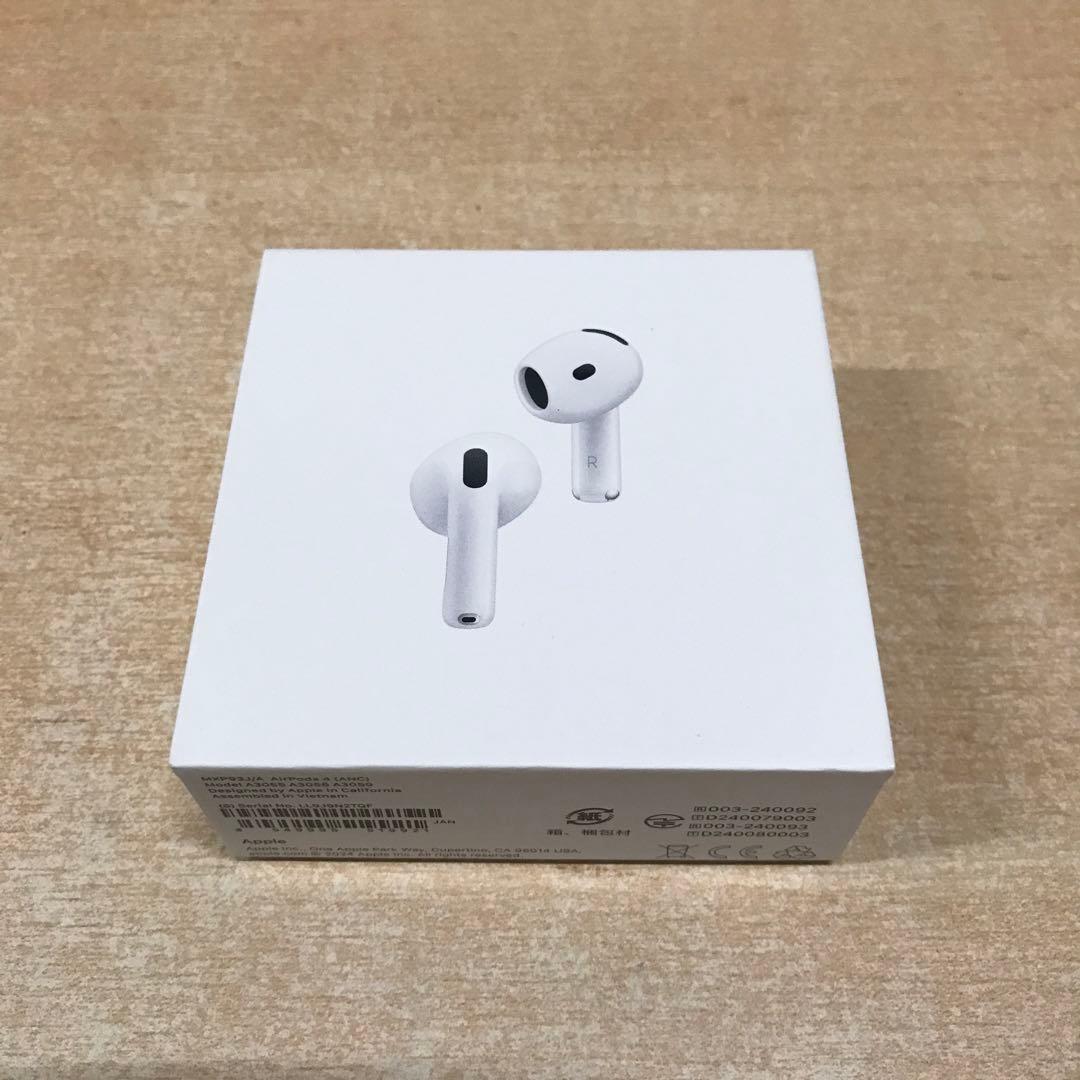 Apple AirPods 4 アクティブノイズキャンセリングワイヤレスイヤホン