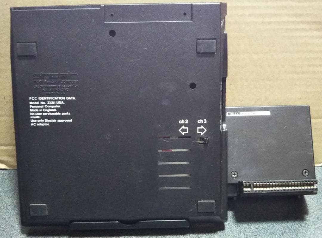 シンクレアZX81　80年代初期の超レアパソコン