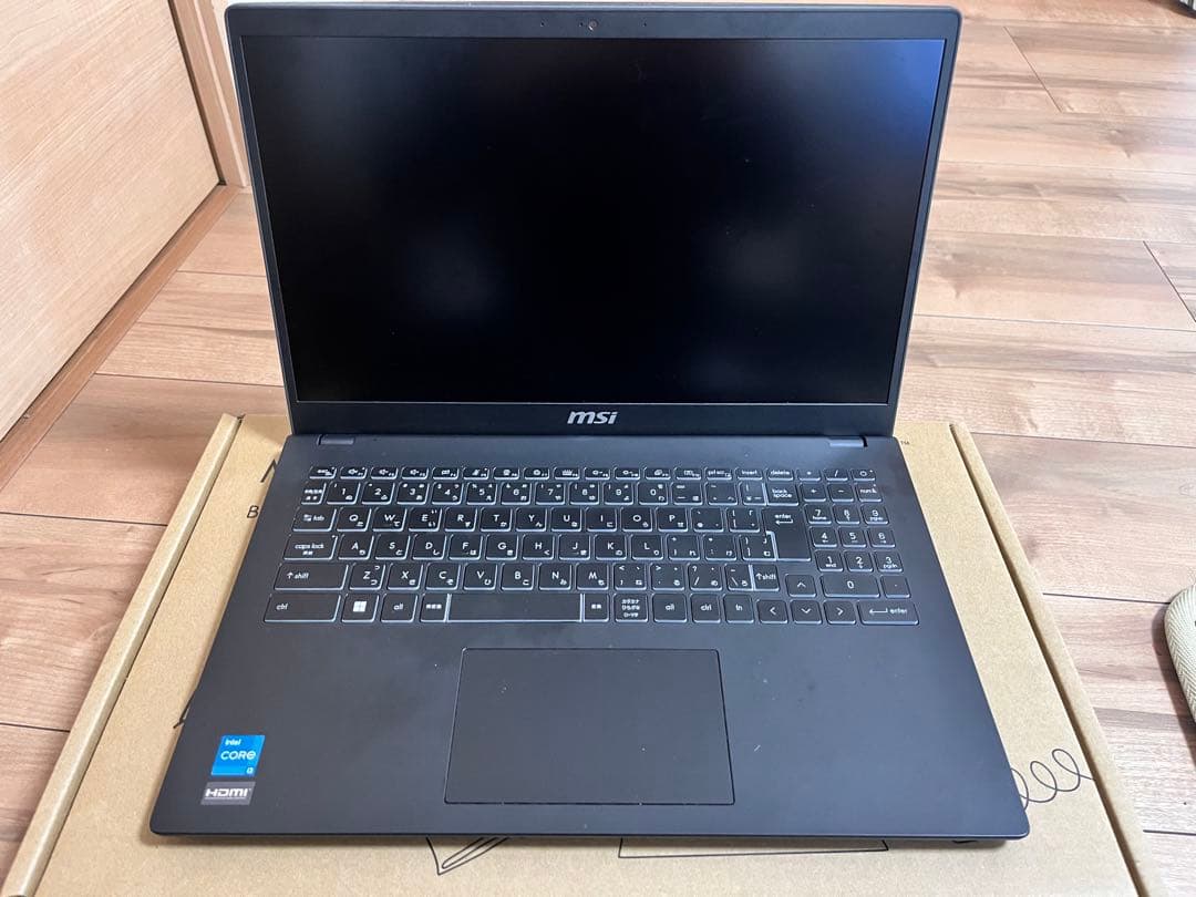 MSI ノートPC マウス、電源アダプター付き