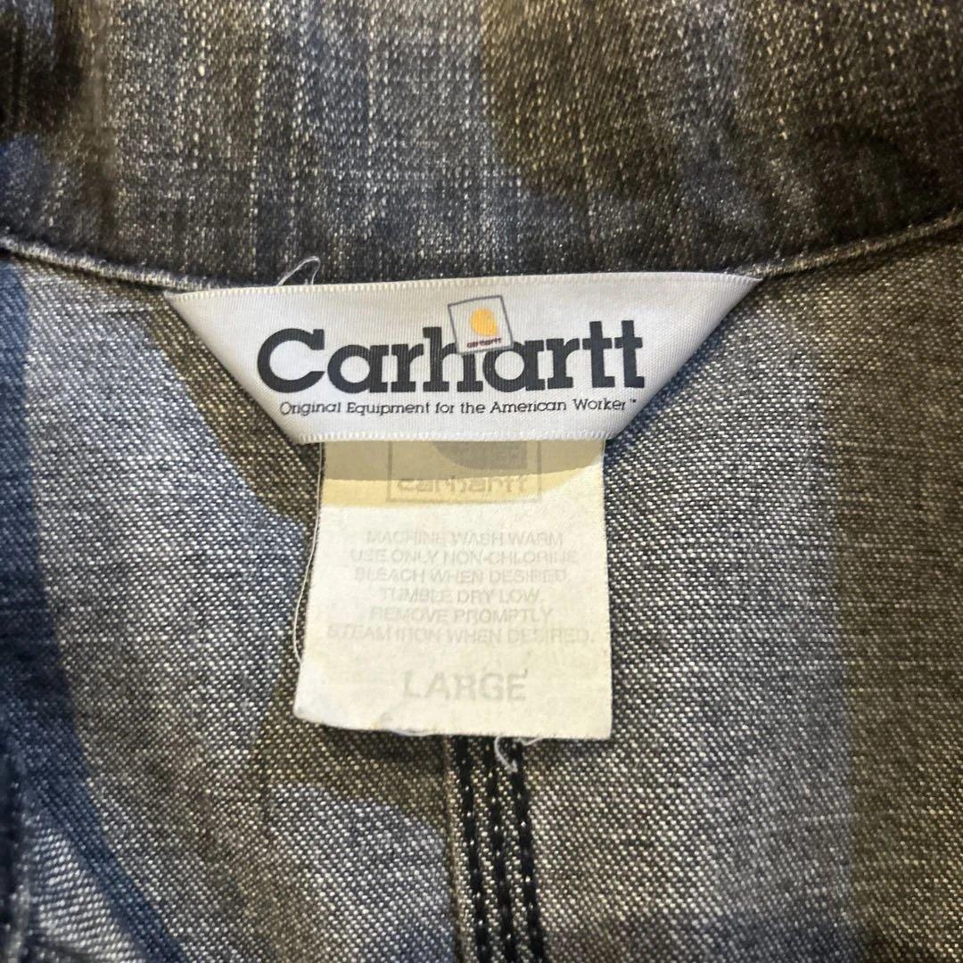 トミー【希少】Carhartt カバーオール ブラックデニム　カバーオール