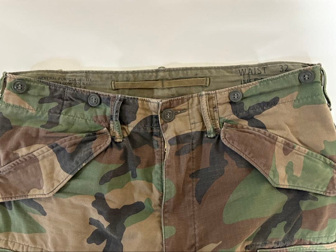 RRL ダブルアールエル　迷彩　パンツ　ラルフローレン　ミリタリー　カモフラ