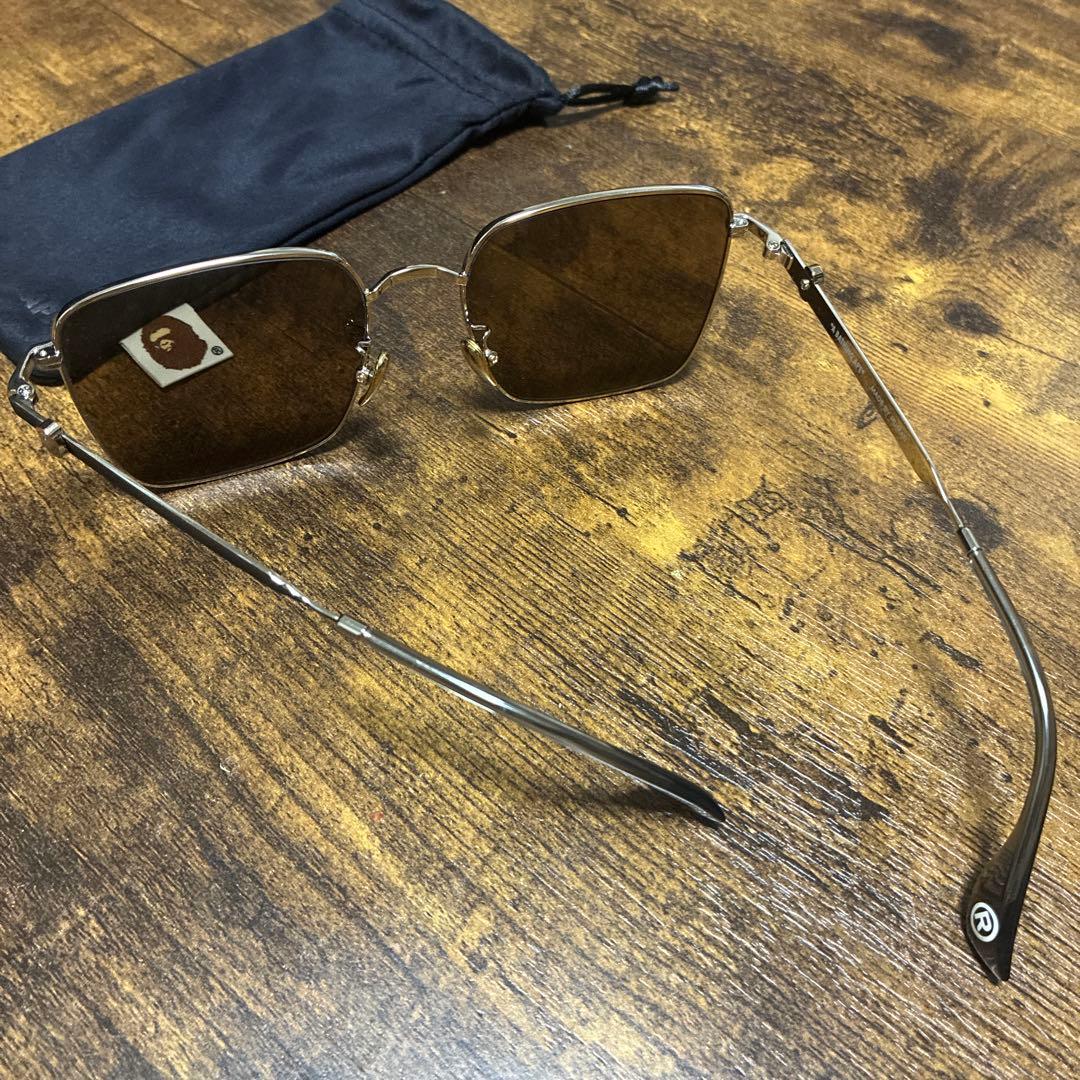 A BATHING APE エイプ　サングラス ブラウン