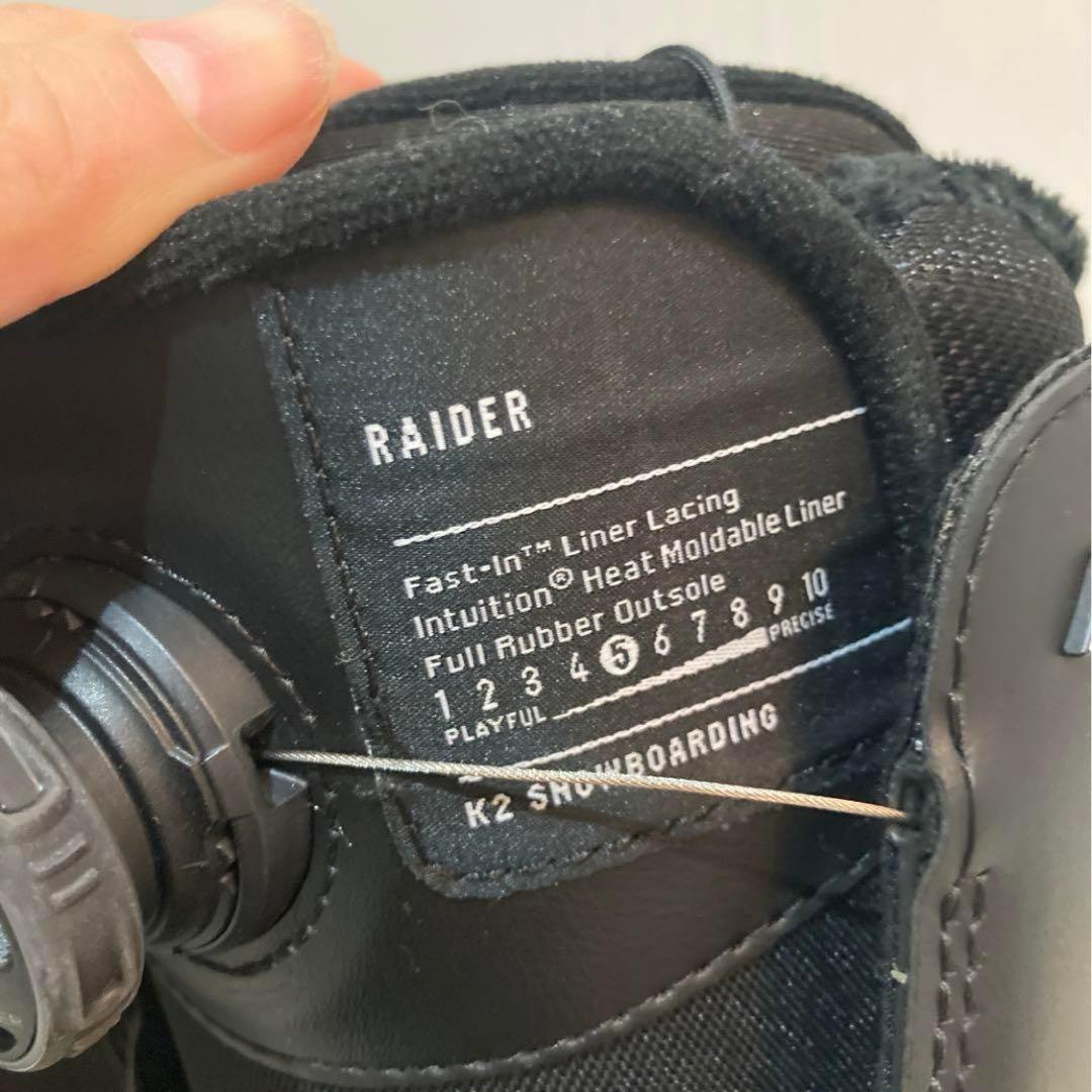 な*る様 【使用1度】K2 24cm RIDER スノボブーツ