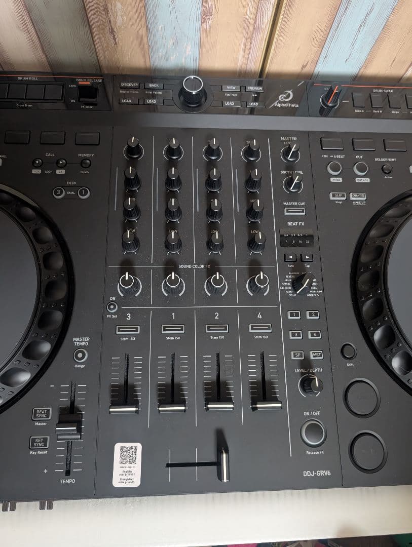 Pioneer AlphaTheta DDJ-GRV6 DJコントローラー