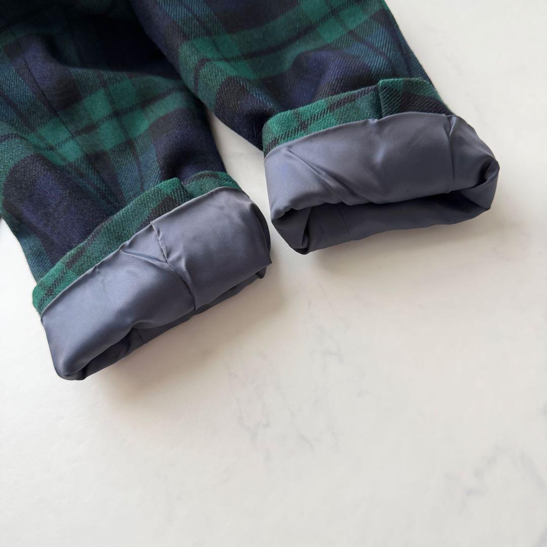 美品【ジェイプレス】 紺×緑 ブラックウォッチ 金ボタン M相当