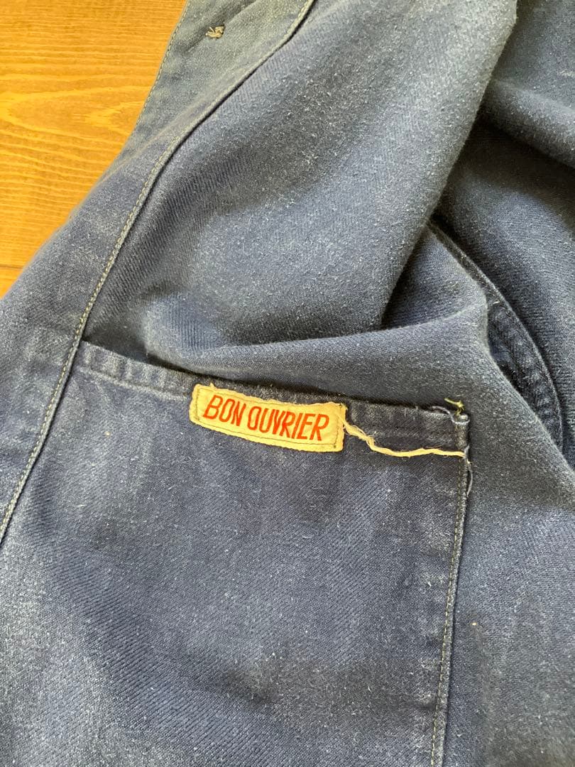 ナ*ン様 【60s】フレンチワークカバーオールVINTAGE フランス製ビンテー