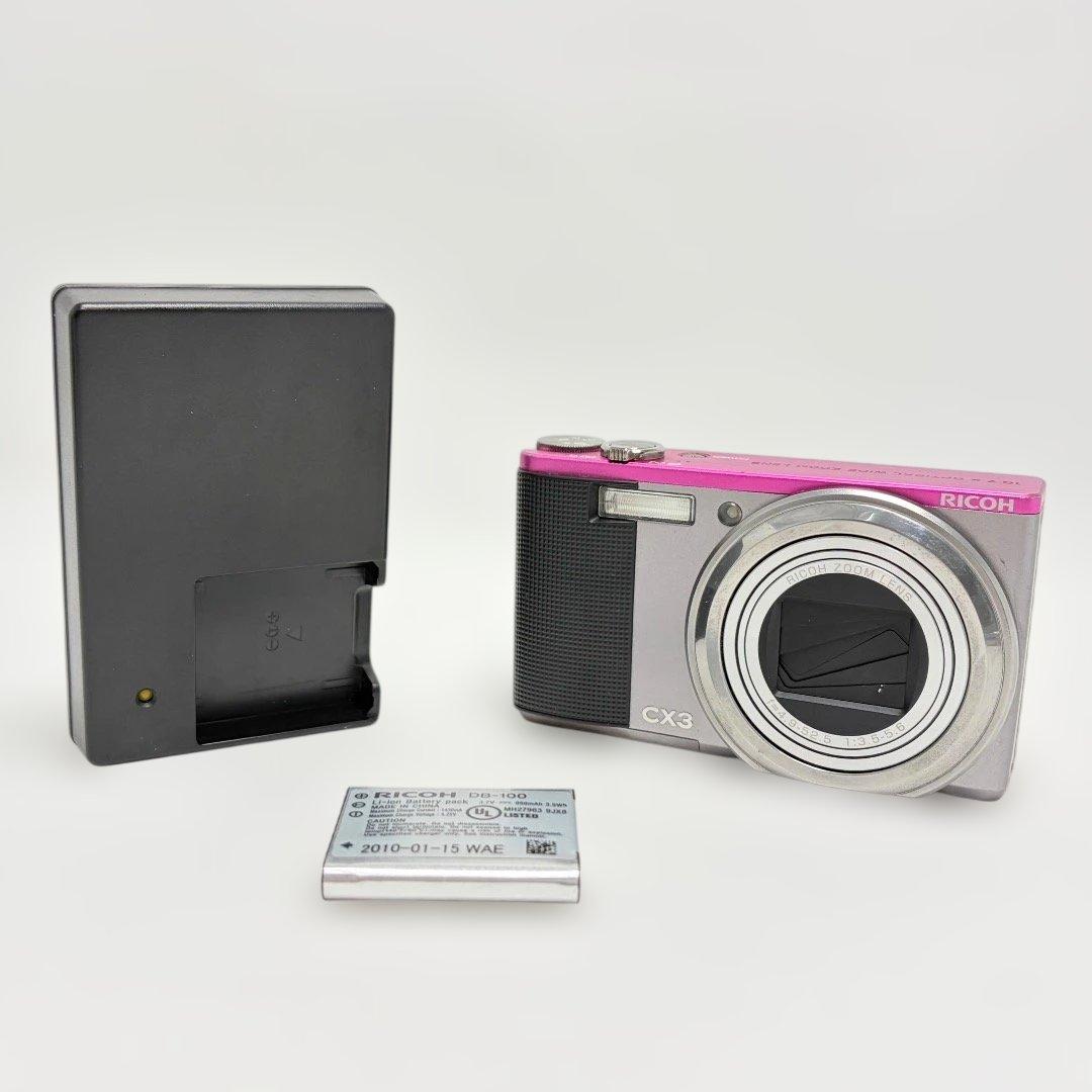 動作品✨RICOH CX3 人気のピンク【スマホ転送OK】送料無料 匿名配送