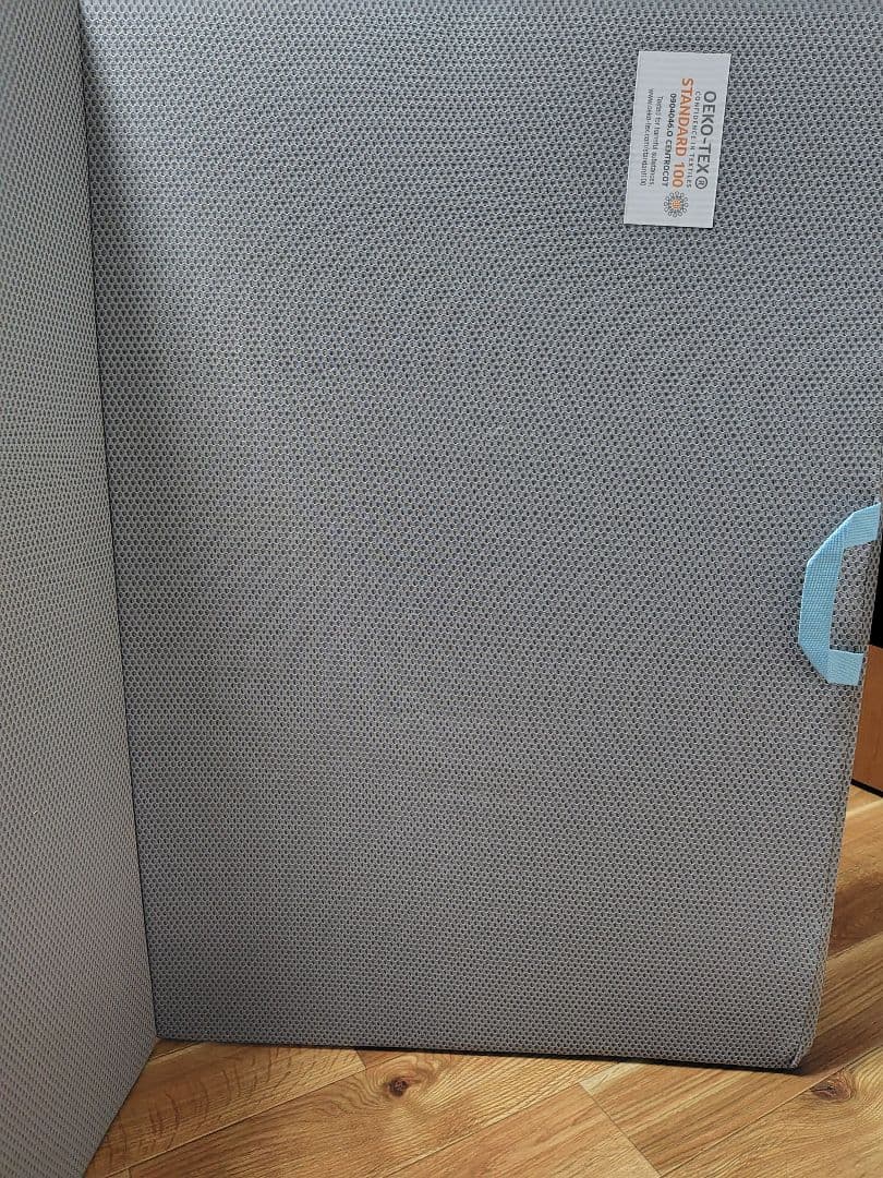 サステナブルウィング 三つ折りマットレス マニフレックス シングル グレー