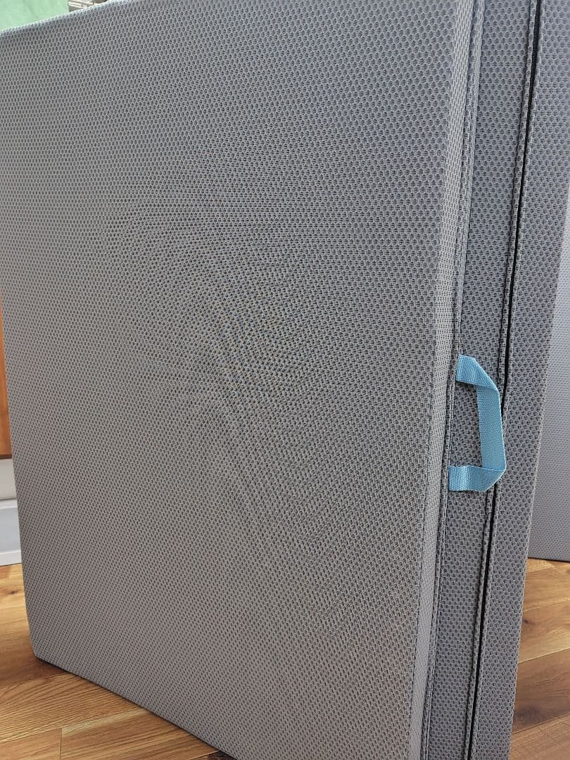 サステナブルウィング 三つ折りマットレス マニフレックス シングル グレー