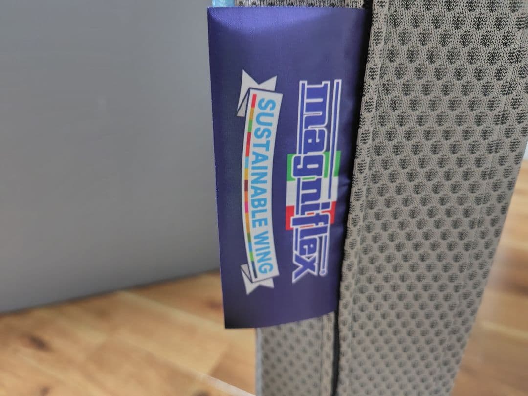 サステナブルウィング 三つ折りマットレス マニフレックス シングル グレー