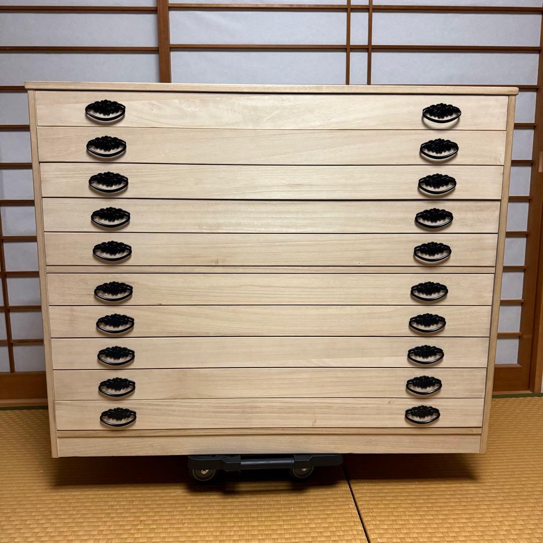 マーゼルン　桐箪笥　10段　肥前桐民芸　　送料無料