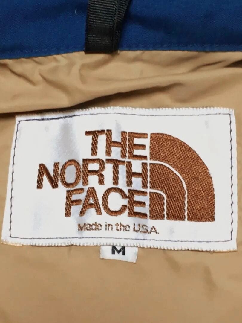 80S　NORTH FACE　茶タグ　ダウンベスト　USA製　ヴィンテージ　美品