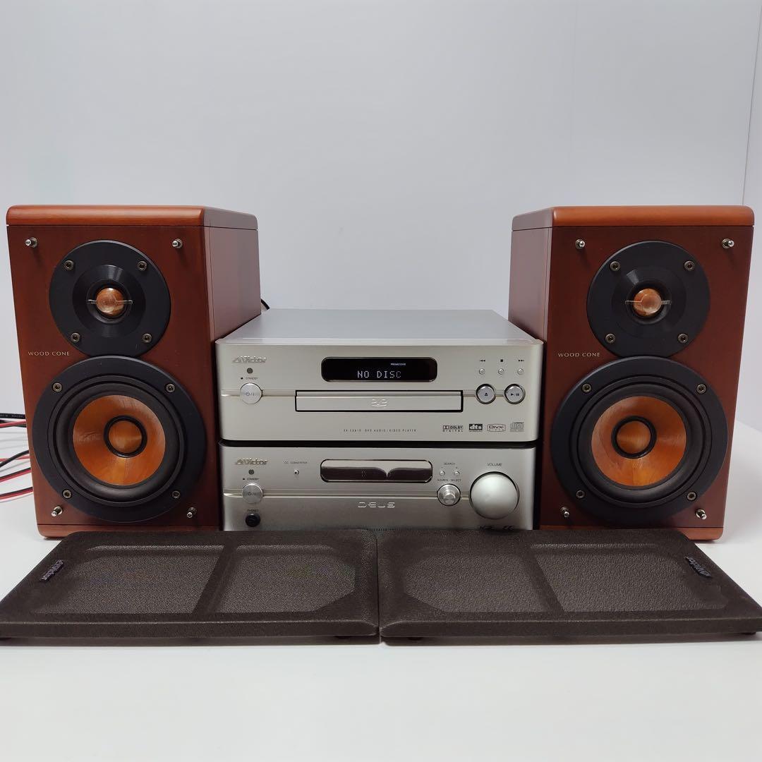 Victor EX-A10 XV-EXA10 2WAY ウッドコーンスピーカー